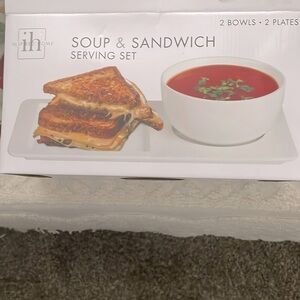 Soup & Sandwich Serving Set